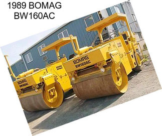 1989 BOMAG BW160AC