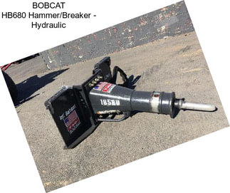 BOBCAT HB680 Hammer/Breaker - Hydraulic