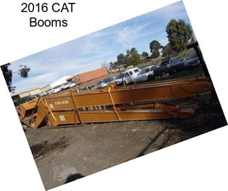 2016 CAT Booms