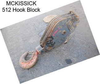 MCKISSICK 512 Hook Block