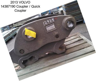 2013 VOLVO 14387190 Coupler / Quick Coupler