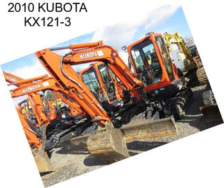 2010 KUBOTA KX121-3
