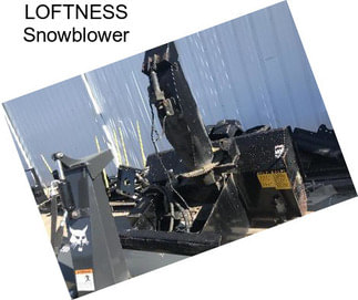 LOFTNESS Snowblower