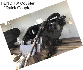 HENDRIX Coupler / Quick Coupler