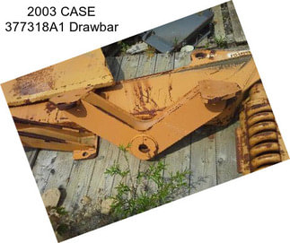 2003 CASE 377318A1 Drawbar