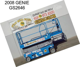 2008 GENIE GS2646