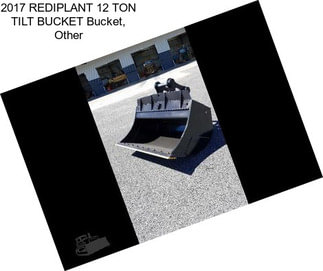 2017 REDIPLANT 12 TON TILT BUCKET Bucket, Other