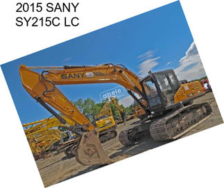 2015 SANY SY215C LC