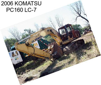 2006 KOMATSU PC160 LC-7