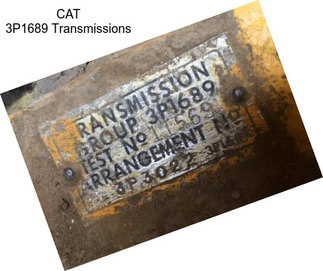 CAT 3P1689 Transmissions