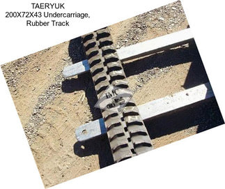 TAERYUK 200X72X43 Undercarriage, Rubber Track