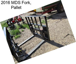 2016 MDS Fork, Pallet