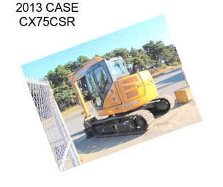 2013 CASE CX75CSR
