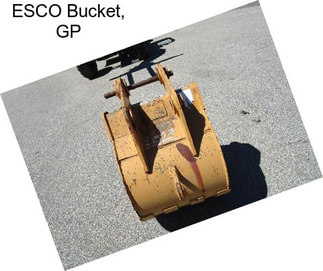 ESCO Bucket, GP