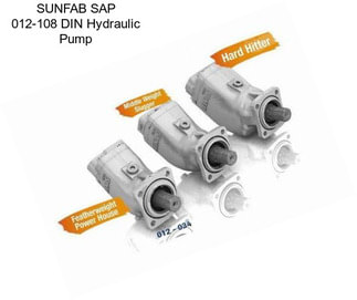 SUNFAB SAP 012-108 DIN Hydraulic Pump