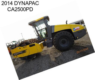 2014 DYNAPAC CA2500PD