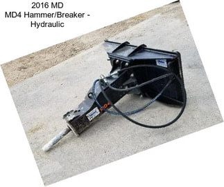 2016 MD MD4 Hammer/Breaker - Hydraulic