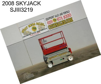 2008 SKYJACK SJIII3219