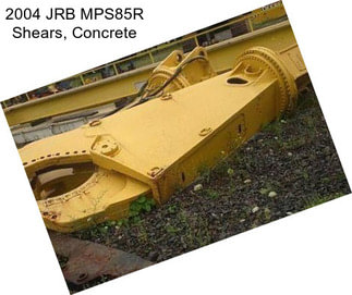 2004 JRB MPS85R Shears, Concrete