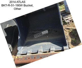 2014 ATLAS BKT-R-51-190W Bucket, Other