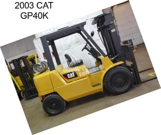 2003 CAT GP40K