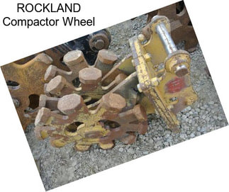 ROCKLAND Compactor Wheel