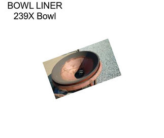 BOWL LINER 239X Bowl