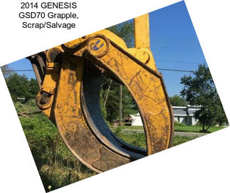 2014 GENESIS GSD70 Grapple, Scrap/Salvage