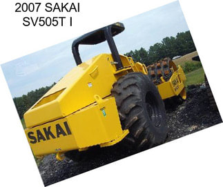 2007 SAKAI SV505T I