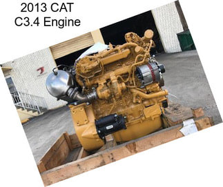 2013 CAT C3.4 Engine