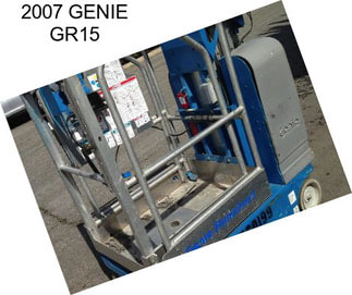 2007 GENIE GR15