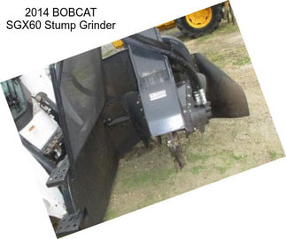 2014 BOBCAT SGX60 Stump Grinder
