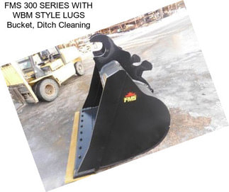 FMS 300 SERIES WITH WBM STYLE LUGS Bucket, Ditch Cleaning