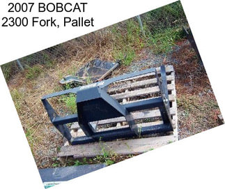 2007 BOBCAT 2300 Fork, Pallet