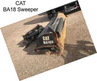 CAT BA18 Sweeper