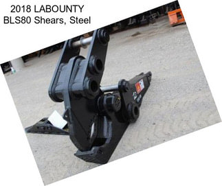 2018 LABOUNTY BLS80 Shears, Steel