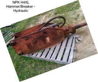 NPK H4XL Hammer/Breaker - Hydraulic