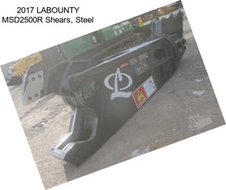 2017 LABOUNTY MSD2500R Shears, Steel