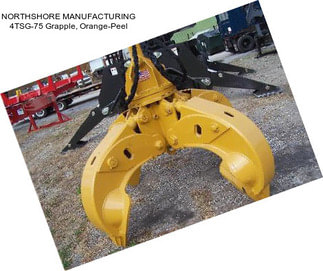 NORTHSHORE MANUFACTURING 4TSG-75 Grapple, Orange-Peel