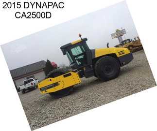 2015 DYNAPAC CA2500D