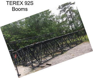 TEREX 92S Booms