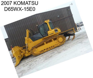 2007 KOMATSU D65WX-15E0