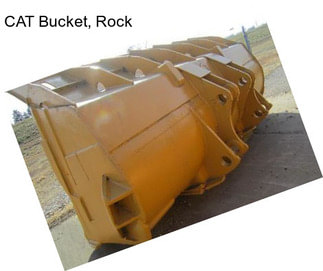 CAT Bucket, Rock