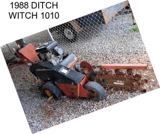 1988 DITCH WITCH 1010