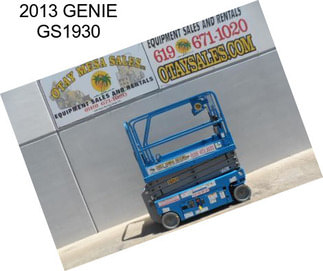 2013 GENIE GS1930