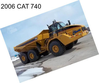 2006 CAT 740