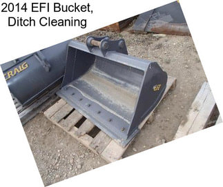 2014 EFI Bucket, Ditch Cleaning