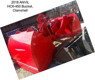 2018 ANVIL HC6-450 Bucket, Clamshell