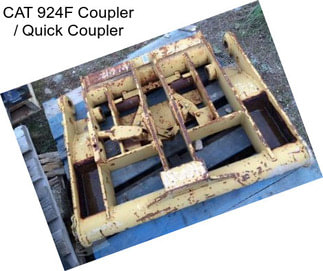 CAT 924F Coupler / Quick Coupler
