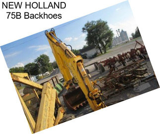 NEW HOLLAND 75B Backhoes